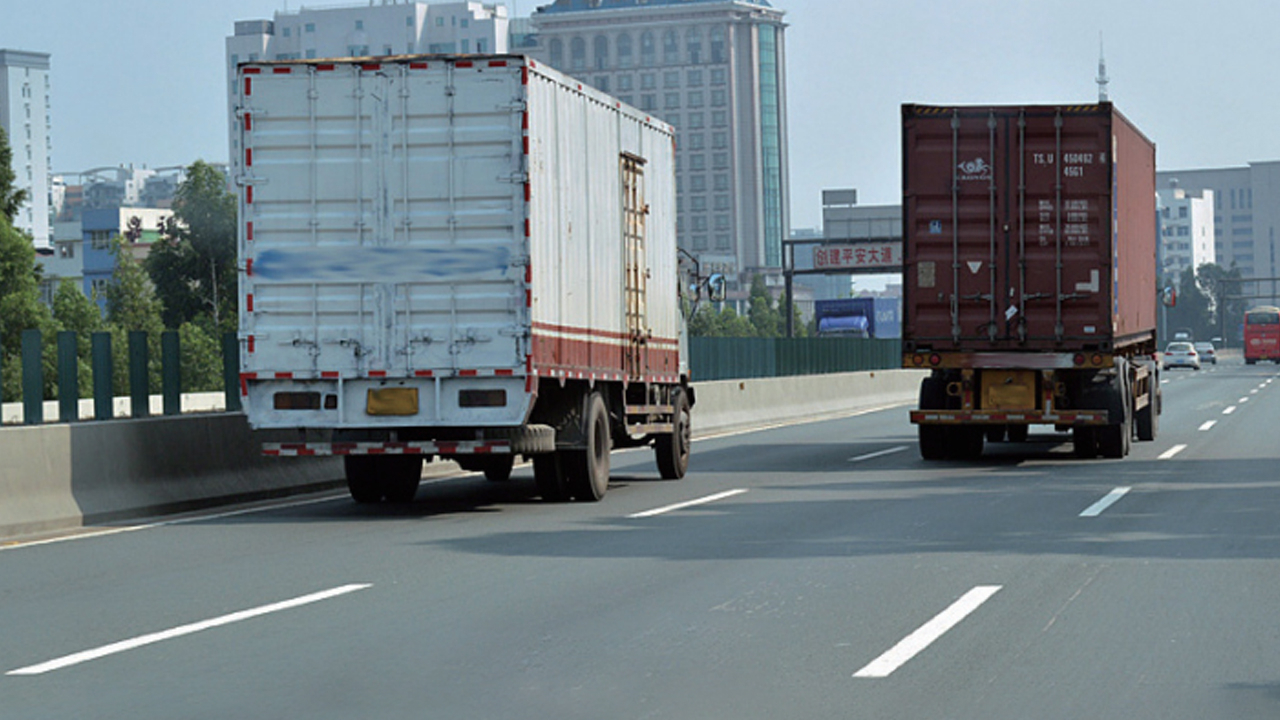 开车遇到大货车,应该如何正确驾驶?老司机教你正确处理方法